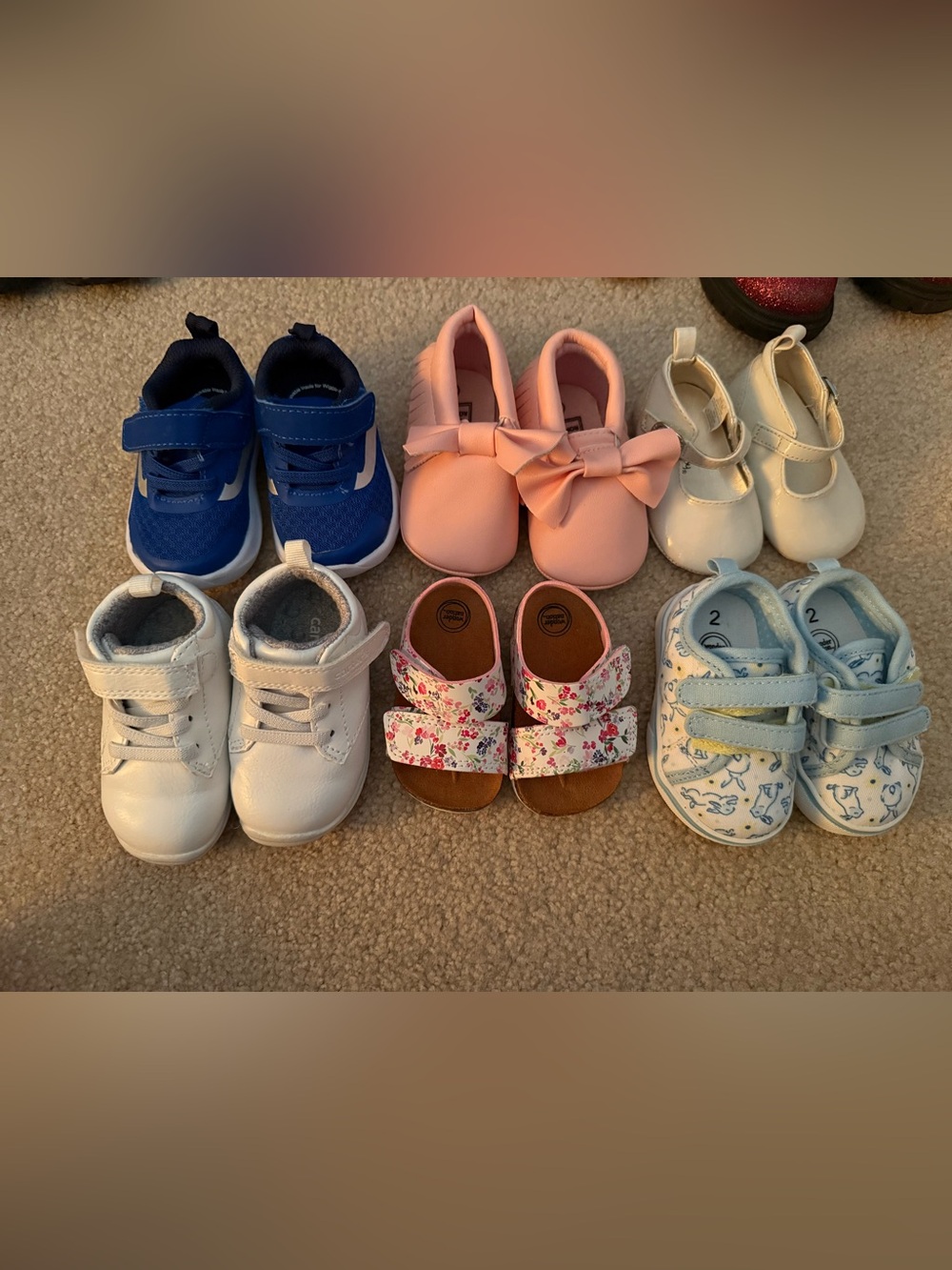 Baby Girls Shoes - Soft Slip-On Comfort